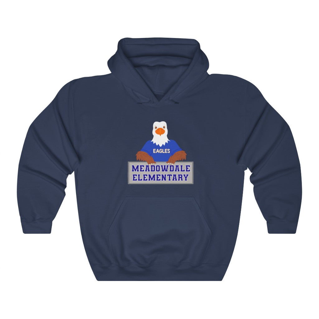 Adult Meadowdale Elementary Sign Hoodie