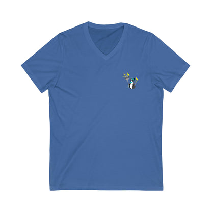 MTHS Charged Up Season Logo Women's V-Neck Tee