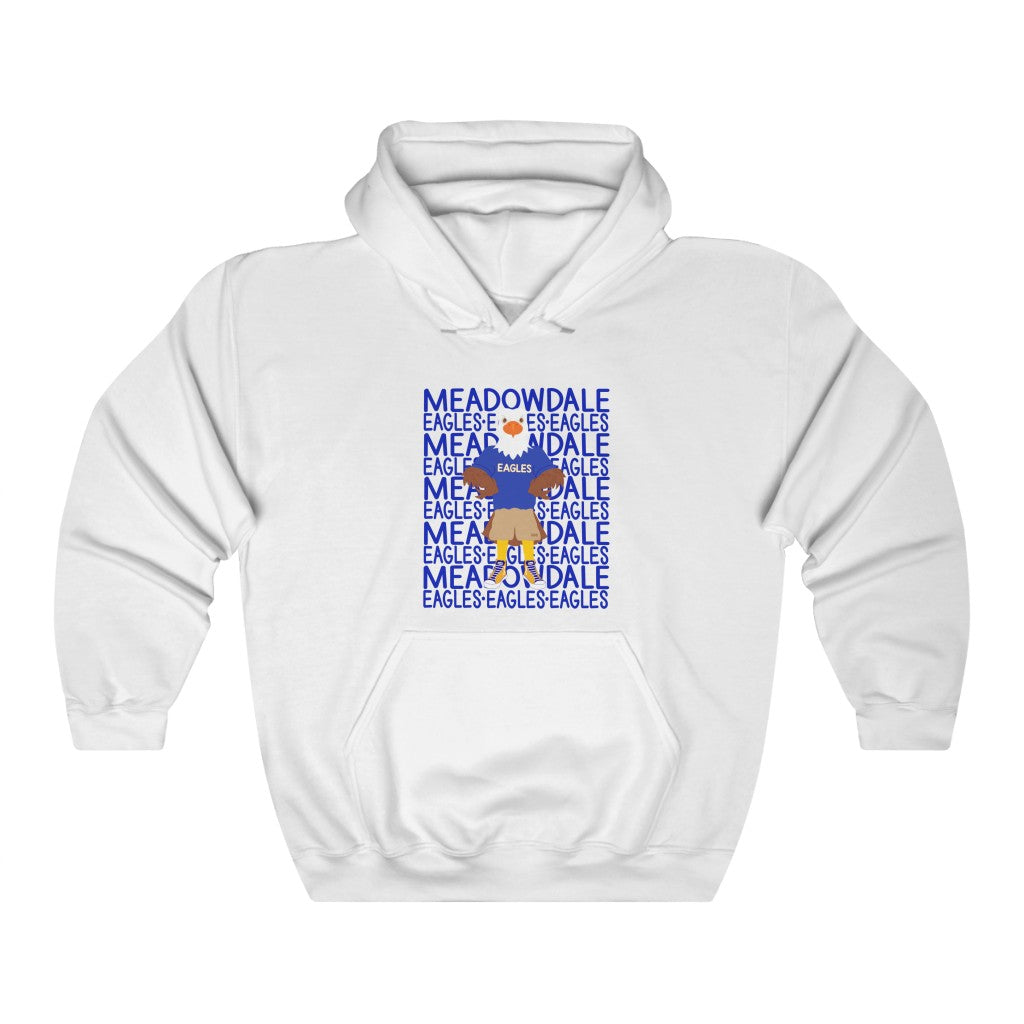 Adult Repeated Meadowdale Eagles Hoodie