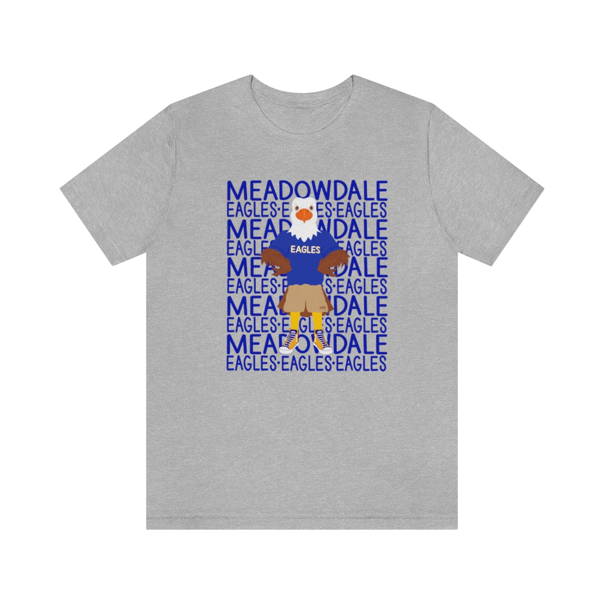 Adult Repeated Meadowdale Eagles T-Shirt