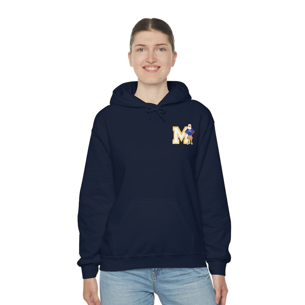 Adult Pocket Varsity Eagle Hoodie