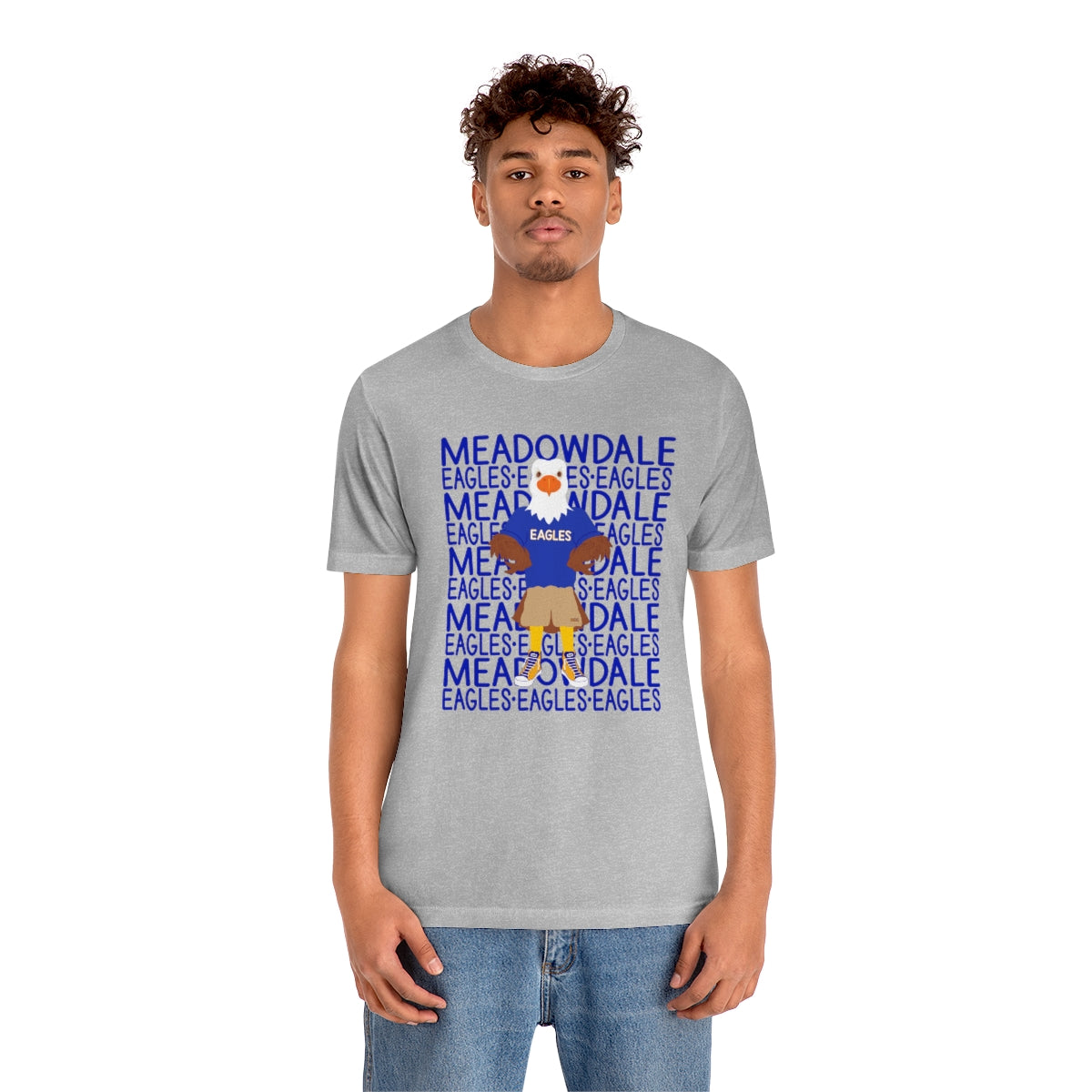 Adult Repeated Meadowdale Eagles T-Shirt