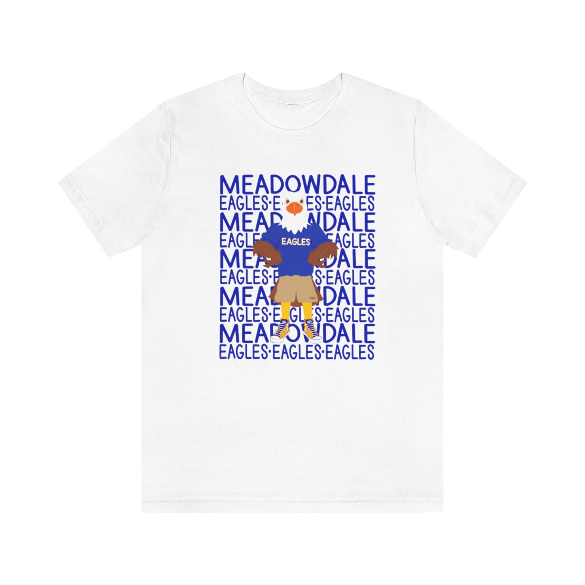 Adult Repeated Meadowdale Eagles T-Shirt