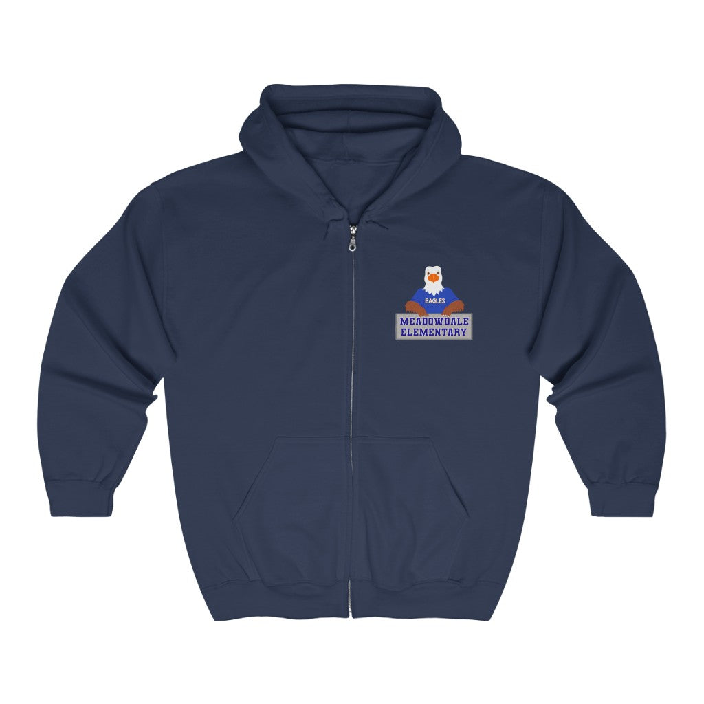 Adult Meadowdale Elementary Sign Zip Up