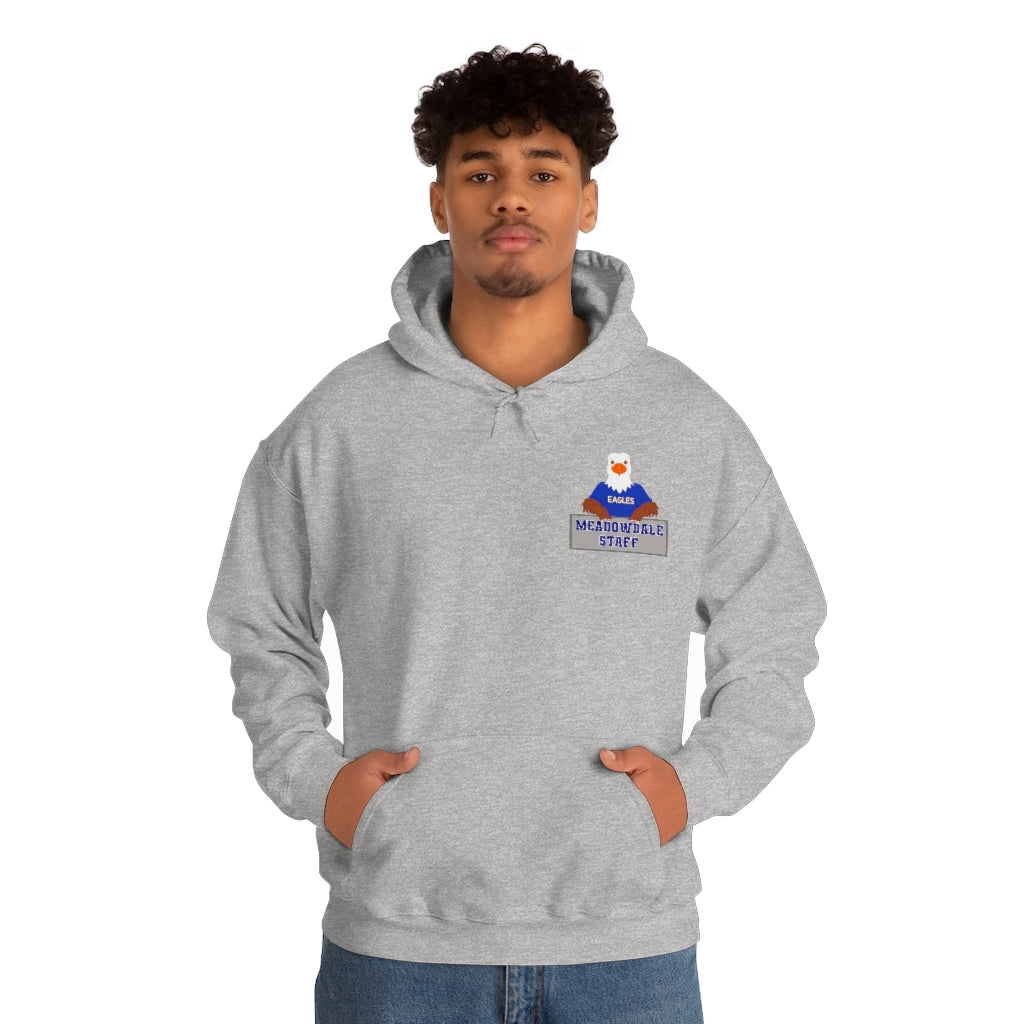 Adult Pocket MDE Staff Sign Hoodie