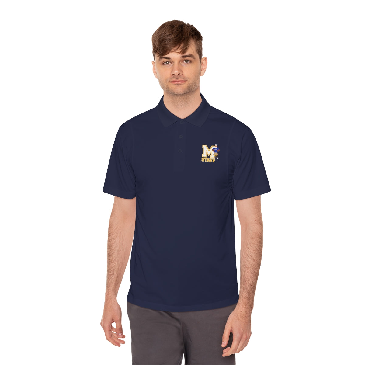 Adult Staff Varsity Eagle Polo Shirt