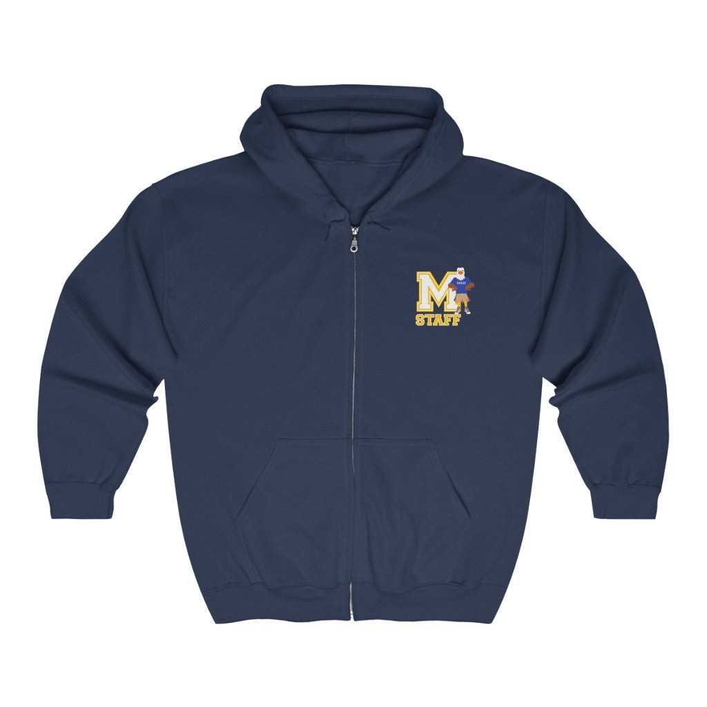 Adult Pocket Staff Varsity Eagle Zip Up