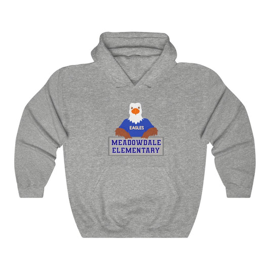 Adult Meadowdale Elementary Sign Hoodie