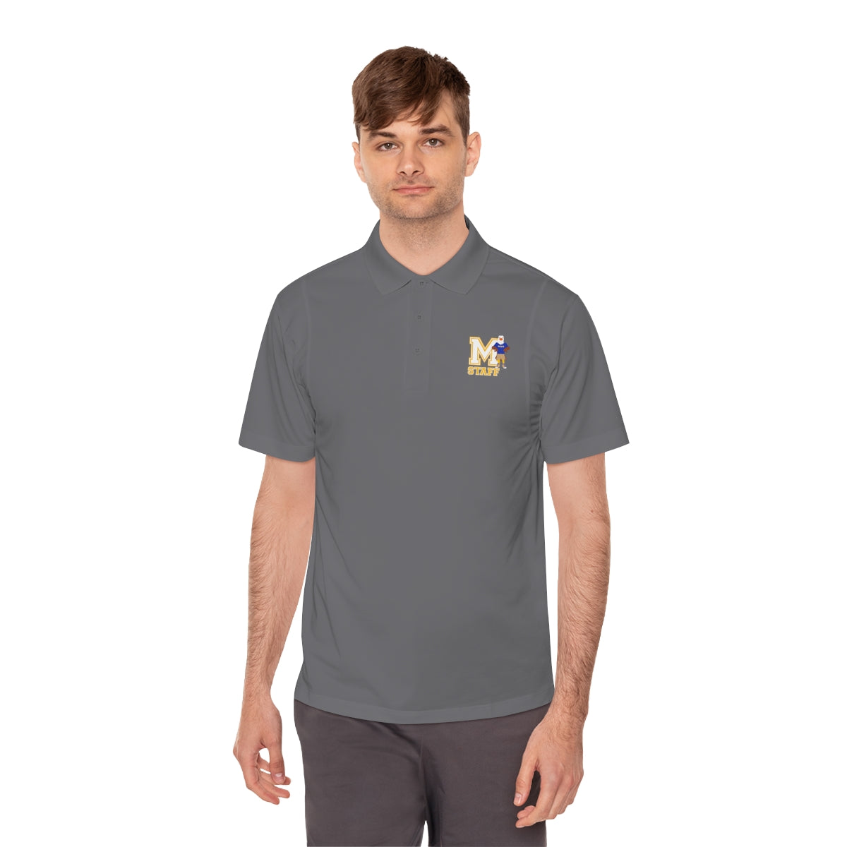 Adult Staff Varsity Eagle Polo Shirt