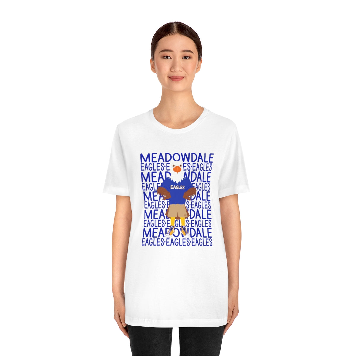 Adult Repeated Meadowdale Eagles T-Shirt