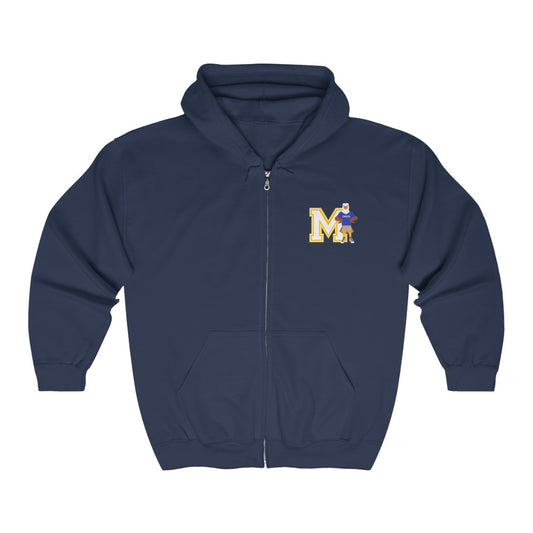 Adult Pocket Varsity Eagle Zip Up